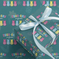 Radiology Easter Wrapping Paper Roll Eggs Ray Vision Xray Tech