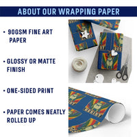 Rainbow Resist Frog Wrapping Paper Roll Portland Pride and Protest Resistance - Wonder Print Shop