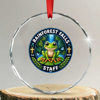 Rainforest Falls Staff Crystal Glass Ornament VBS 2026 Director Teacher