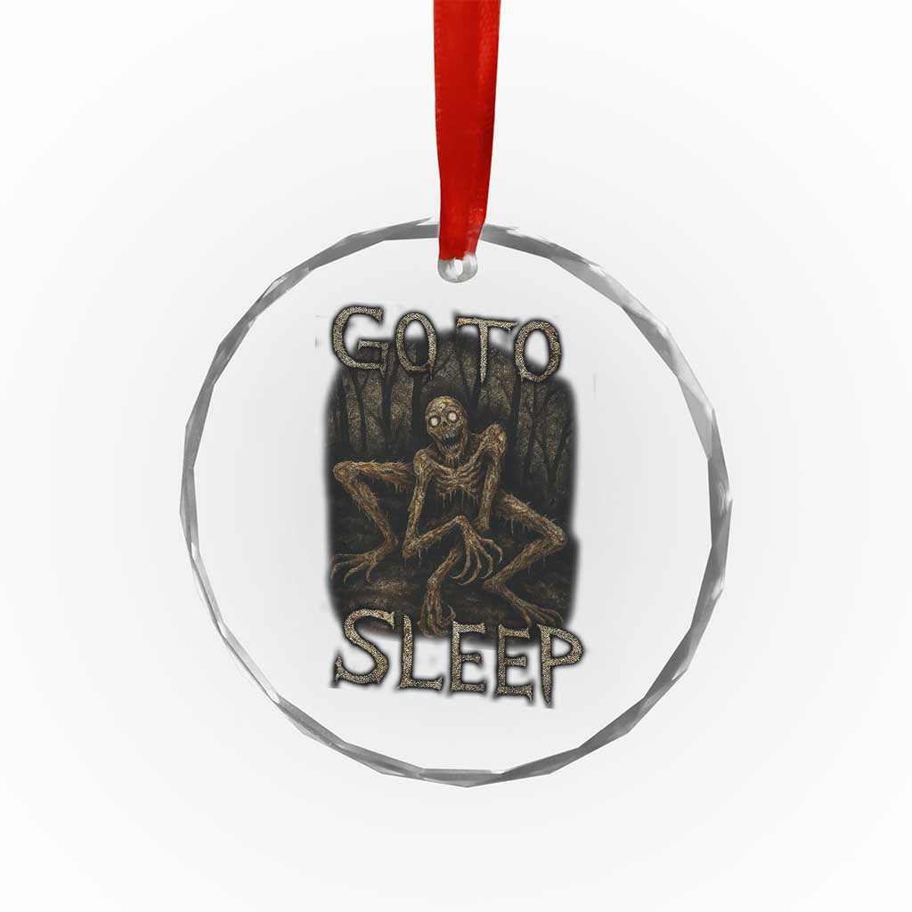 Rake Creepypasta Crystal Glass Ornament Creepy Cryptid Series Alt Goth Grunge Horror Aesthetic TS10