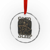 Rake Creepypasta Crystal Glass Ornament Creepy Cryptid Series Alt Goth Grunge Horror Aesthetic TS10