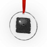 Rake Creepypasta Crystal Glass Ornament Creepy Cryptid Series Cryptozoology Gift Halloween TS10