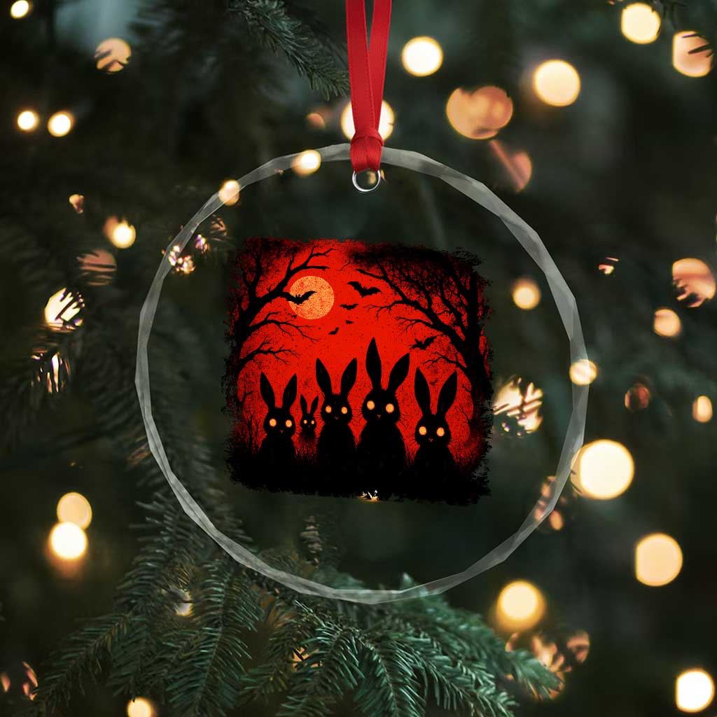 Rake Creepypasta Crystal Glass Ornament Creepy Cryptid Series Horror Goth Alt Alternative Art TS10