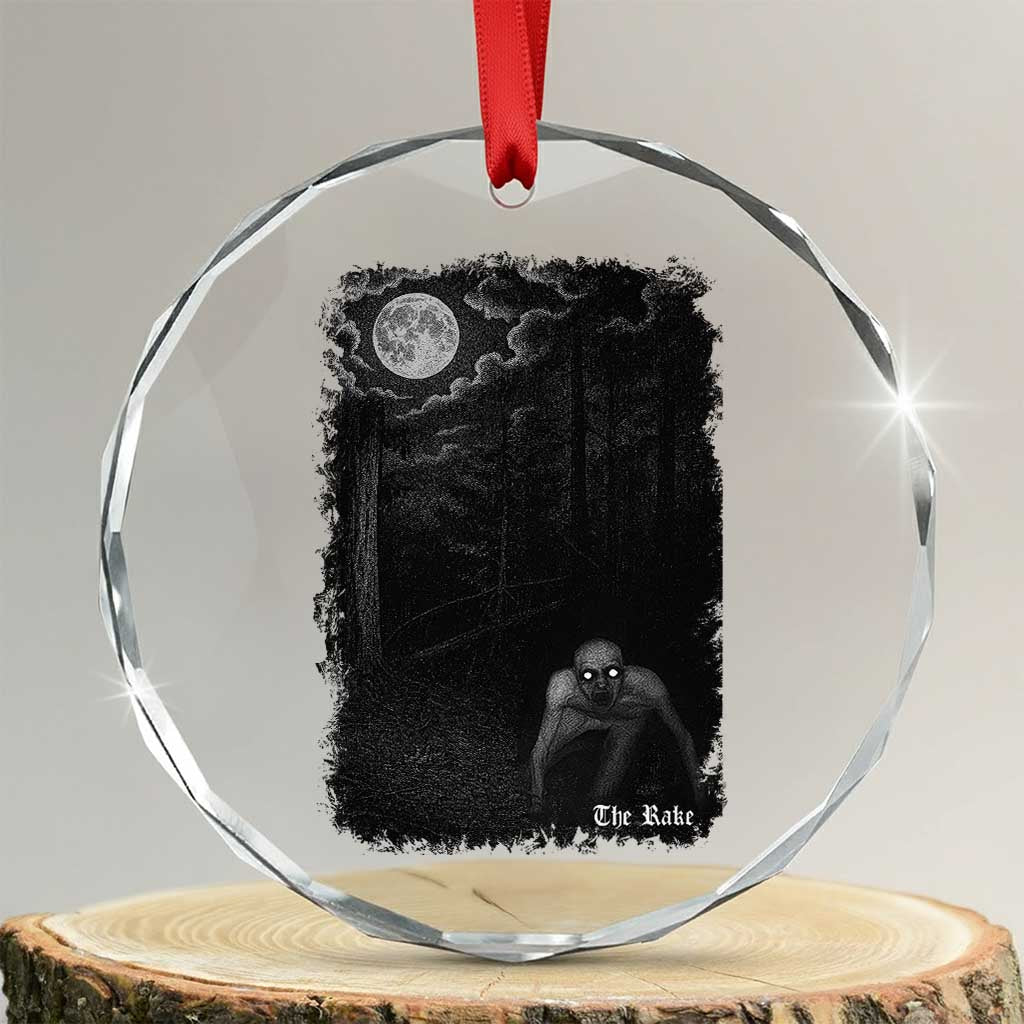 Rake Creepypasta Crystal Glass Ornament Cryptid Series Cryptozoology Gift Creepy Horror Halloween TS10