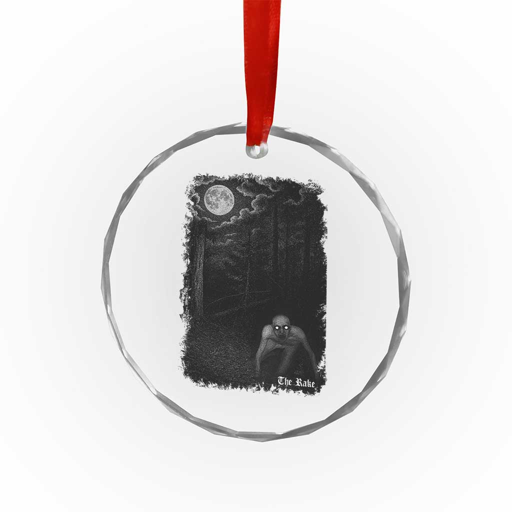 Rake Creepypasta Crystal Glass Ornament Cryptid Series Cryptozoology Gift Creepy Horror Halloween TS10