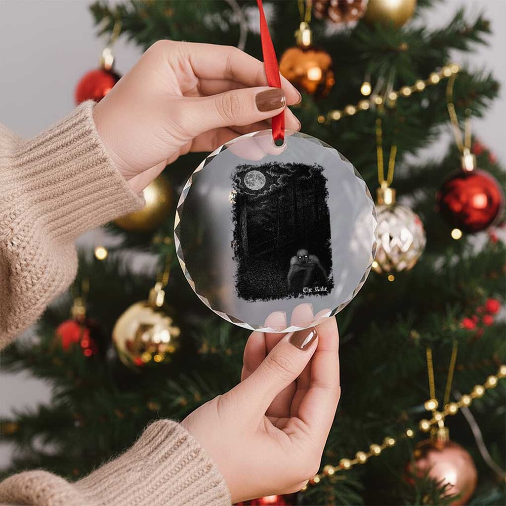 Rake Creepypasta Crystal Glass Ornament Cryptid Series Cryptozoology Gift Creepy Horror Halloween TS10