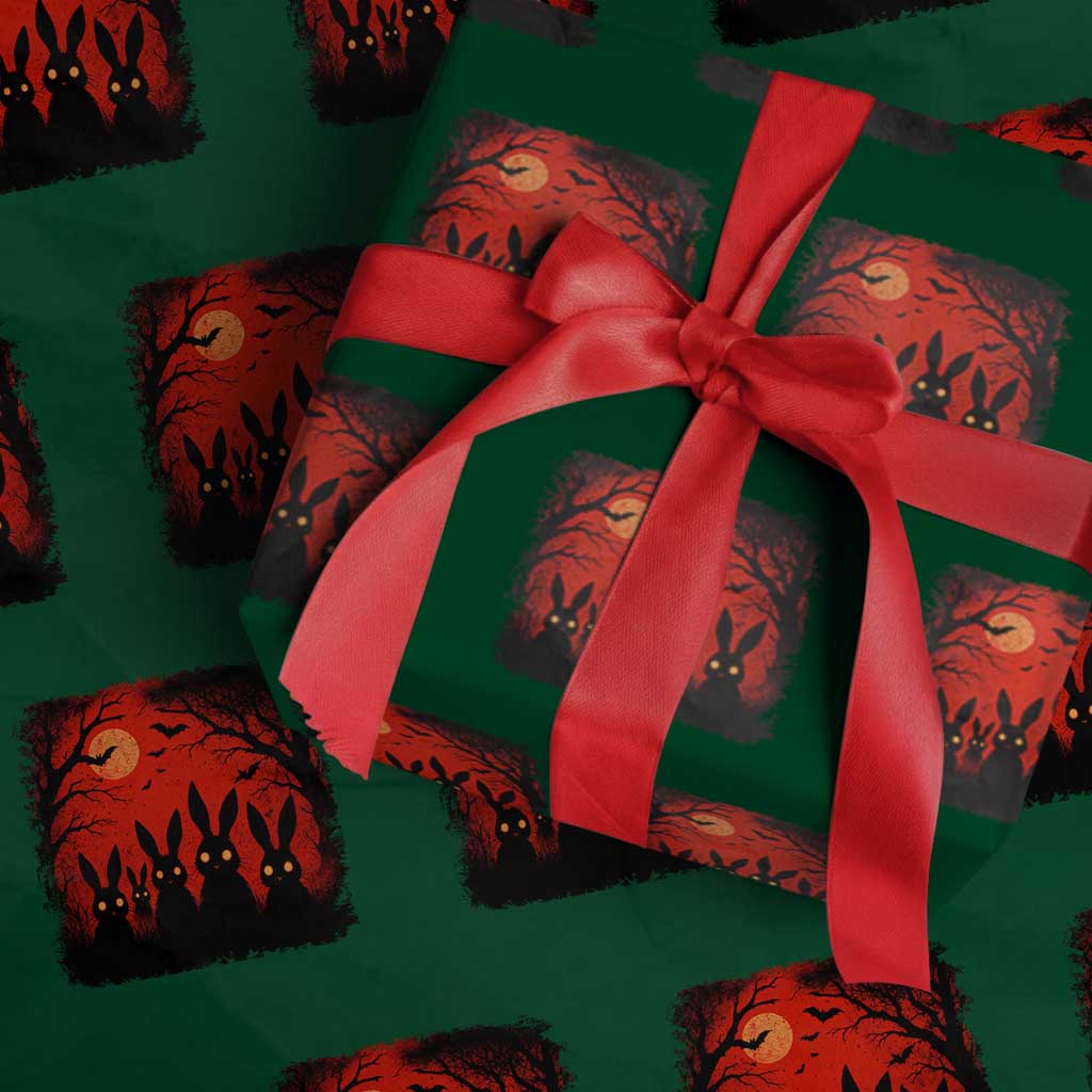 Rake Creepypasta Wrapping Paper Roll Creepy Cryptid Series Horror Goth Alt Alternative Art - Wonder Print Shop