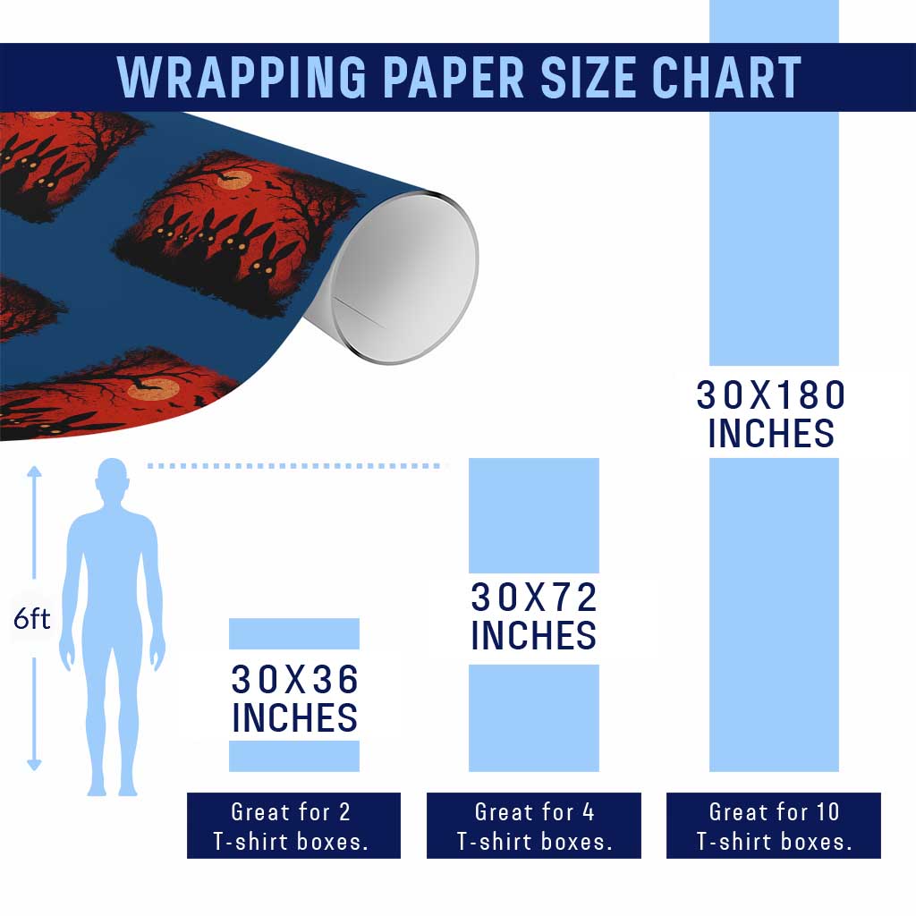 Rake Creepypasta Wrapping Paper Roll Creepy Cryptid Series Horror Goth Alt Alternative Art - Wonder Print Shop