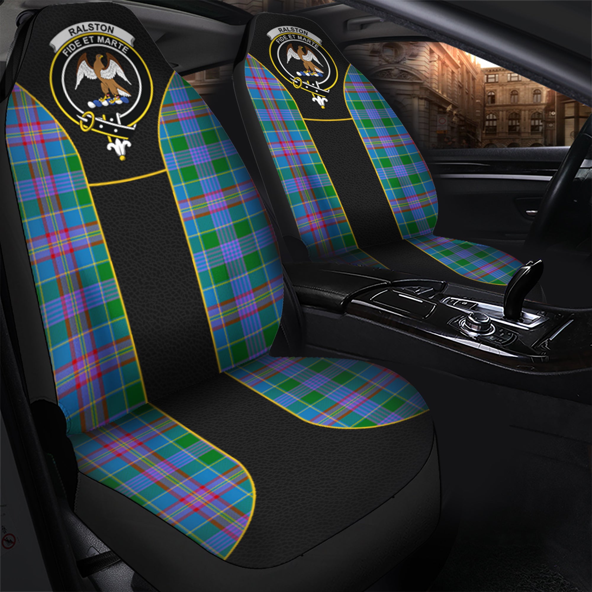 scottish-ralston-tartan-crest-car-seat-cover-special-style