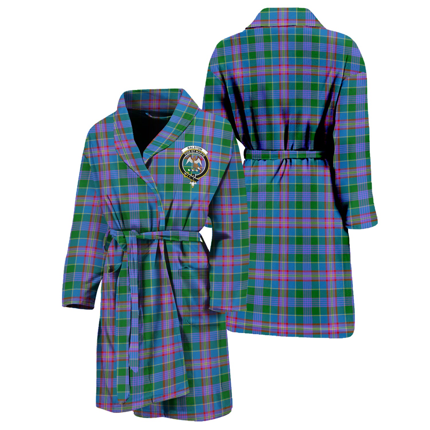 ralston-family-crest-tartan-bathrobe-tartan-robe-for-men-and-women