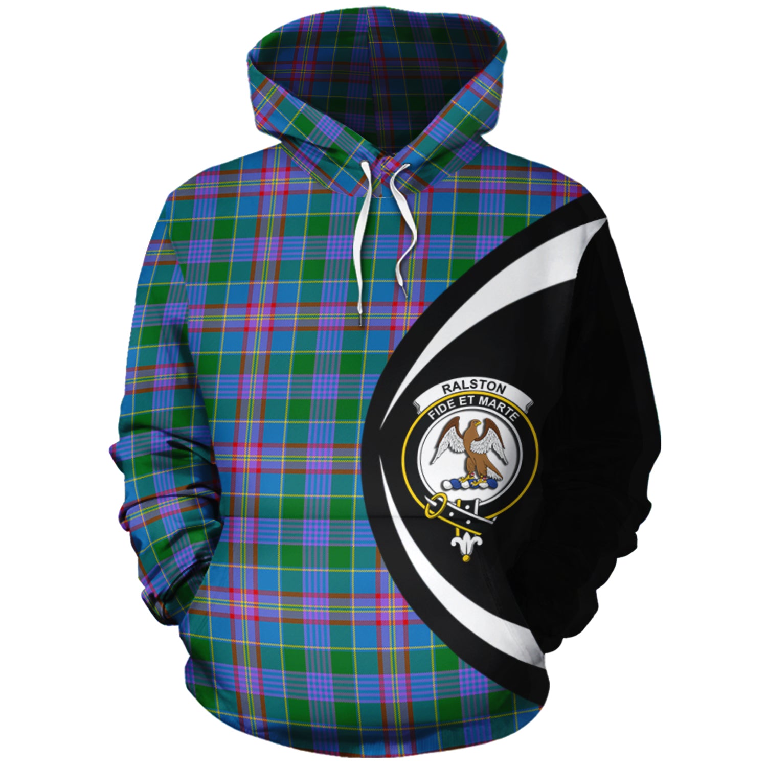 scottish-ralston-clan-crest-circle-style-tartan-hoodie