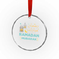 Ramadan Mubarak Muslim Crystal Glass Ornament - Wonder Print Shop