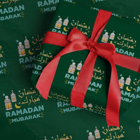 Ramadan Mubarak Muslim Wrapping Paper Roll - Wonder Print Shop