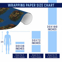 Rasta Reggae Lion Smoking Weed Wrapping Paper Roll Jamaican Reggae Music and Weed Lovers - Wonder Print Shop