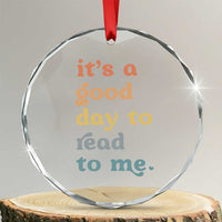 Read To Me Crystal Glass Ornament Sassy Baby Shower Bookish Little Reader - Wonder Print Shop