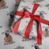 Reading Skeleton Wrapping Paper Roll I Like My Books Spicy And My Coffee Icy Book and Coffee Lovers