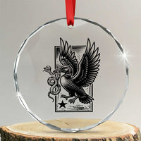 Rebel Loon Takes Down The Snake Crystal Glass Ornament Support MN Anti Ice Movement