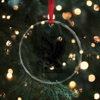 Rebel Loon Takes Down The Snake Crystal Glass Ornament Support MN Anti Ice Movement