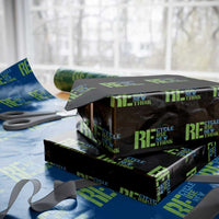 Recycle Reuse Renew Rethink Wrapping Paper Roll Earth Day