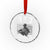 RED Friday Crystal Glass Ornament I Wear Red For Everyone To See I Stand For Those Who Keep Us Free Military - Wonder Print Shop