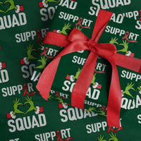 Red Ribbon AIDS Awareness Wrapping Paper Roll Elf Hand Christmas HIV Support - Wonder Print Shop