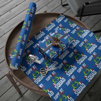Red Ribbon AIDS Awareness Wrapping Paper Roll Elf Hand Christmas HIV Support - Wonder Print Shop