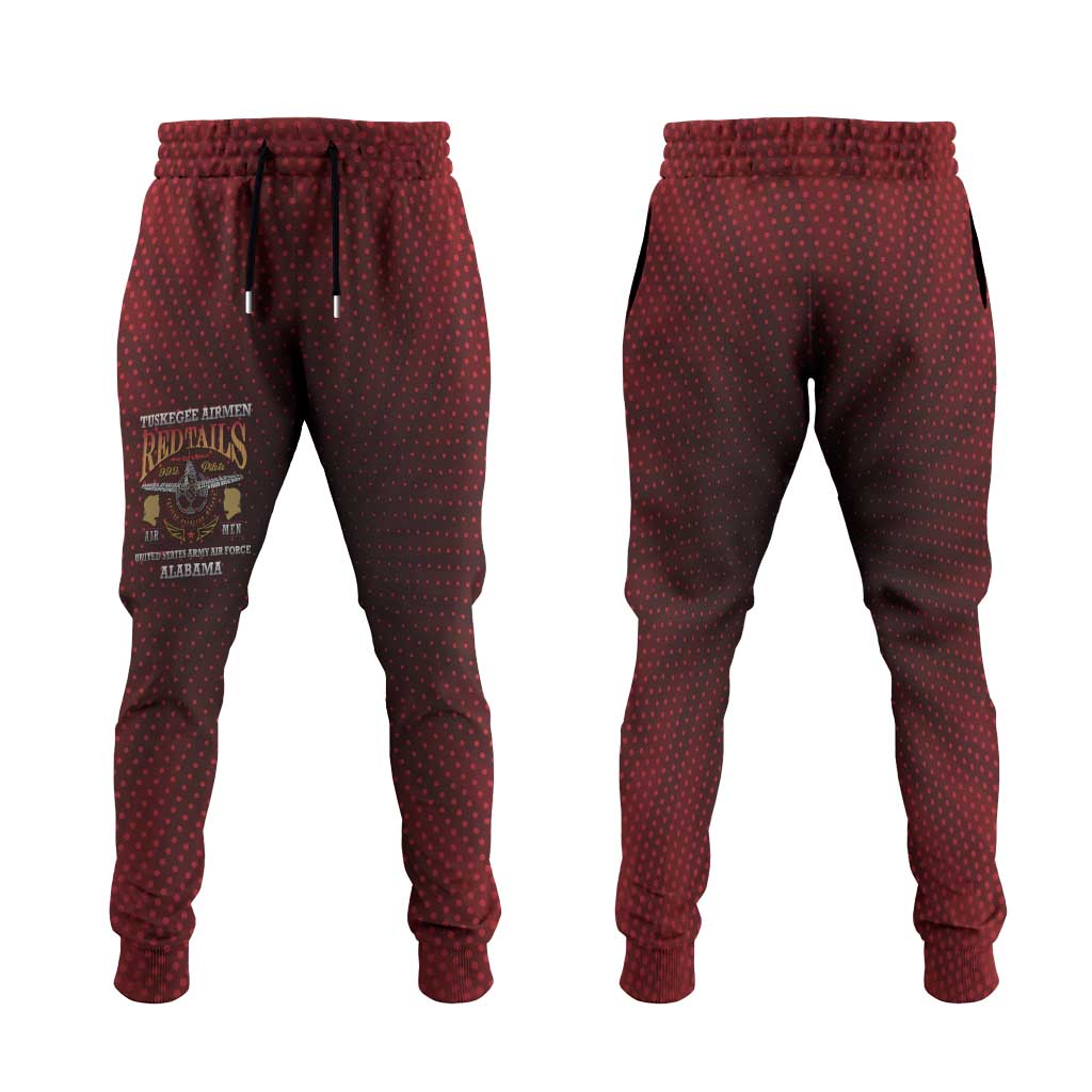 Red Tails Legacy Jogger Pants Tuskegee Airmen WWII Heroes - Wonder Print Shop