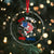 Red White And Bruh Fishing Crystal Glass Ornament Funny Patriotic Bass 4th Of July American Flag - Wonder Print Shop