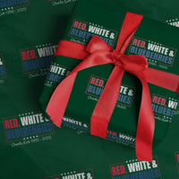 Red White Blueberries Wrapping Paper Roll Charlie Kirk Inspired Patriotic Memorial Freedom - Wonder Print Shop