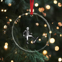 Rejecting Kings Since 1776 Crystal Glass Ornament Funny George Washington