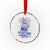 Rejecting Kings Since 1776 Crystal Glass Ornament Vintage Patriotic Ship 4th Of July Fireworks - Wonder Print Shop