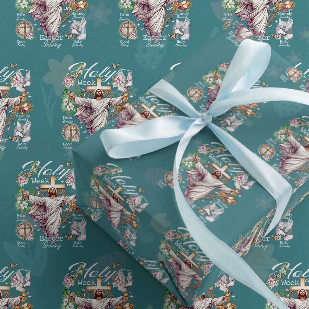Religious Christian Easter Holy Week Christ Jesus Wrapping Paper Roll