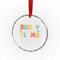 Religious Easter Crystal Glass Ornament Retro Its Not About The Bunny Its About The Lamb - Wonder Print Shop