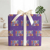 Religious Easter Wrapping Paper Roll Retro Its Not About The Bunny Its About The Lamb