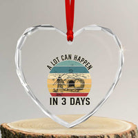 Religious Jesus Heart Crystal Glass Ornament A Lot Can Happen In 3 Days Christian Retro - Wonder Print Shop