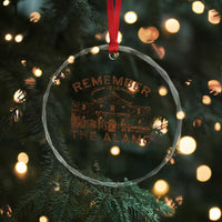 Remember The Alamo Crystal Glass Ornament Texas Souvenir History San Antonio Pride - Wonder Print Shop