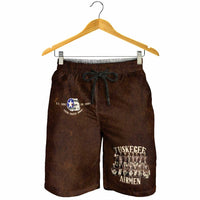 Remembering Tuskegee Airmen Shorts for Men Heroes of the 332nd Squadron Retro Style - Wonder Print Shop