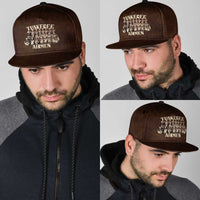 Remembering Tuskegee Airmen Snapback Cap Heroes of the 332nd Squadron Retro Style - Wonder Print Shop