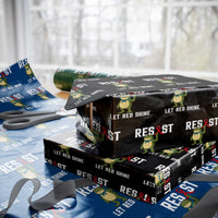 Resist Frog AIDS Awareness Wrapping Paper Roll Funny Portland Activist Meme HIV Support Red Ribbon - Wonder Print Shop