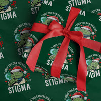 Resist Frog AIDS Awareness Xmas Wrapping Paper Roll Only You Can Prevent Stigma - Wonder Print Shop