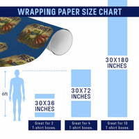 Resist Frog Christian Xmas Wrapping Paper Roll Funny Polittical 2025 Meme - Wonder Print Shop