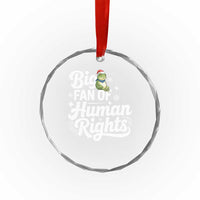 Resist Frog Christmas Crystal Glass Ornament Big Fan Of Human Rights Political Meme - Wonder Print Shop