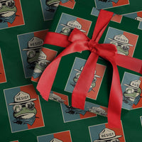 Resist Frog Meme Wrapping Paper Roll Portland Vintage Aesthetic Gift - Wonder Print Shop