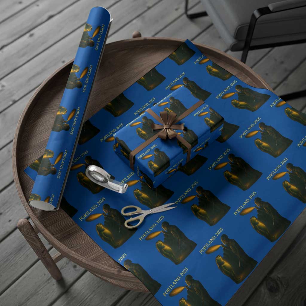 Resist Frog Political Poste Wrapping Paper Roll Free Portland Vintage Protest Graphic - Wonder Print Shop