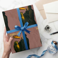 Resist Frog Political Poste Wrapping Paper Roll Free Portland Vintage Protest Graphic - Wonder Print Shop