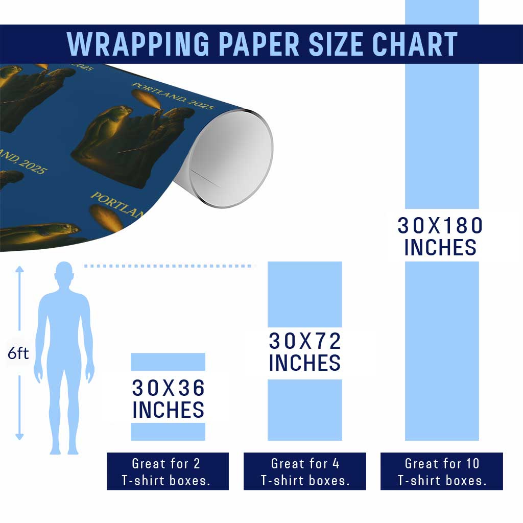 Resist Frog Political Poste Wrapping Paper Roll Free Portland Vintage Protest Graphic - Wonder Print Shop