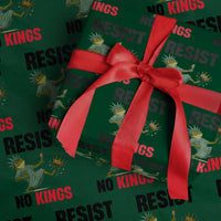 Resist Frog Wrapping Paper Roll No Kings In America Political 2025 - Wonder Print Shop