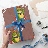 Resist Frog Wrapping Paper Roll Super American 67 Six Seven Meme - Wonder Print Shop