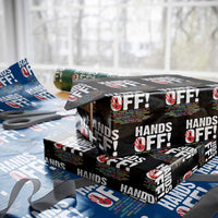 Resist Hands Off Wrapping Paper Roll Protect USA American We The People - Wonder Print Shop