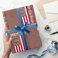 Resist Hands Off Wrapping Paper Roll Vintage American Betsy Ross Flag We The People - Wonder Print Shop